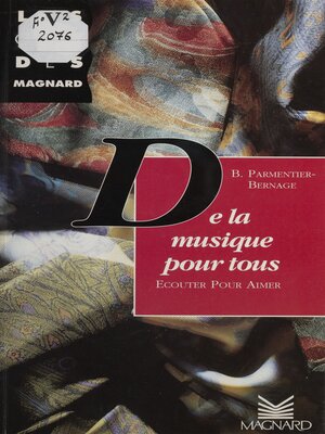 cover image of De la musique pour tous